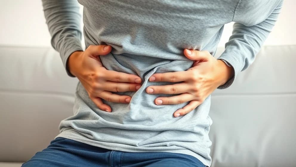 Barnlös i magen utan andra symtom