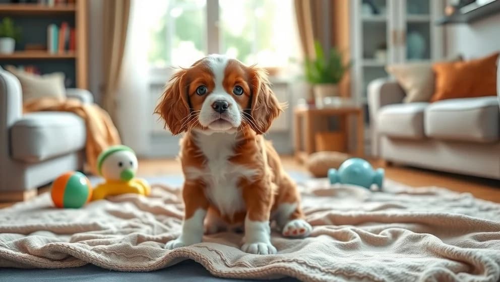Cavalier King Charles spaniel till salu