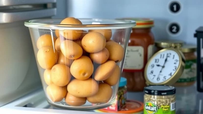 Hur länge håller kokt potatis i kylen