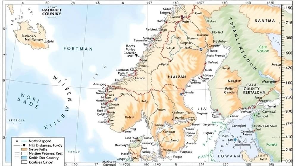 Hur långt är Sverige i mil egentligen