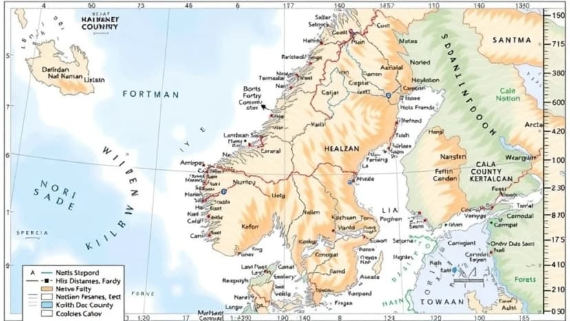 Hur långt är Sverige i mil egentligen