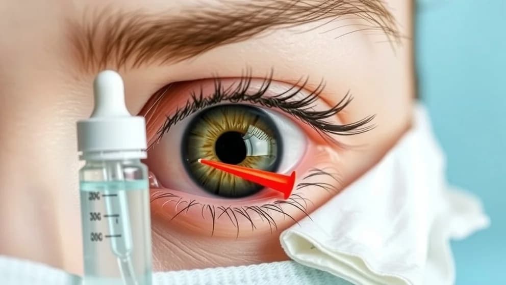 Skav i ögat som inte försvinner