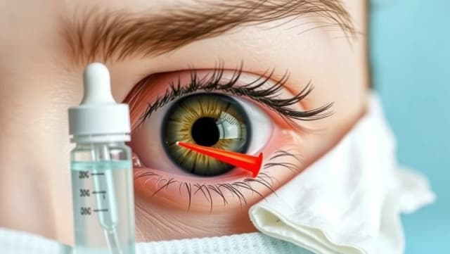 Skav i ögat som inte försvinner