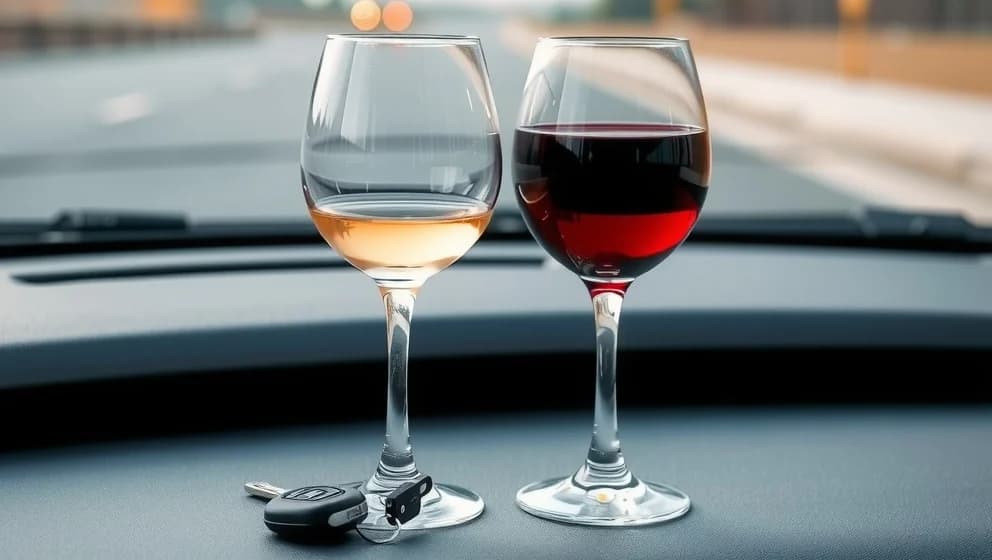 Två glas vin och köra bil säkert