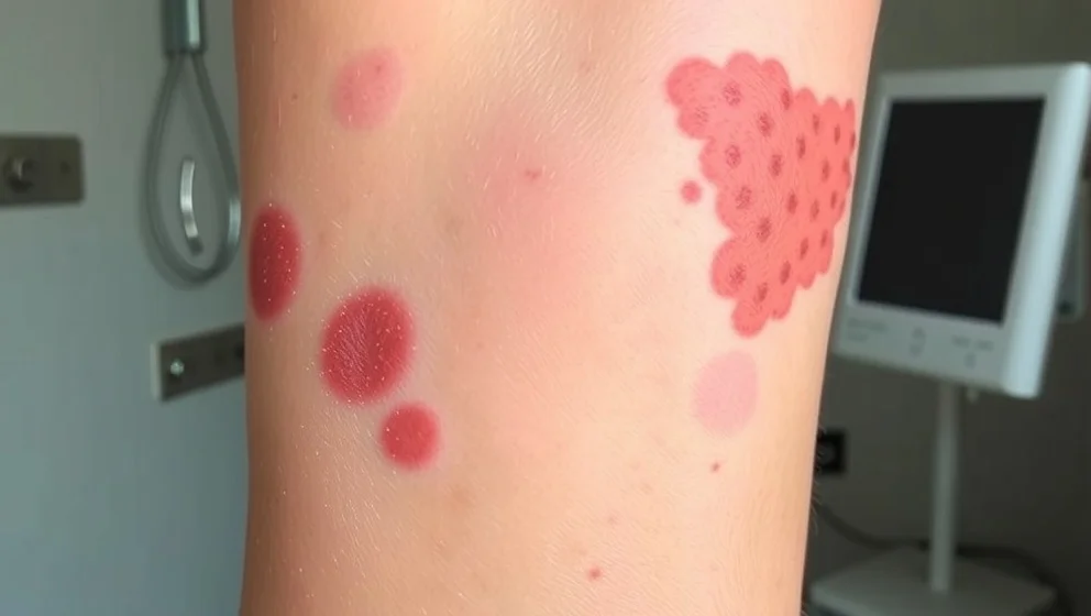 Utslag på kroppen som inte kliar